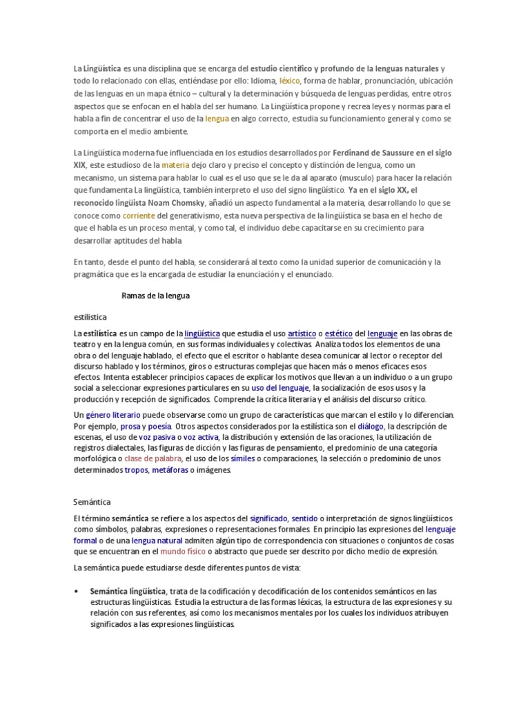 Que Es La Linguistica Morfología (Lingüística) Gramática