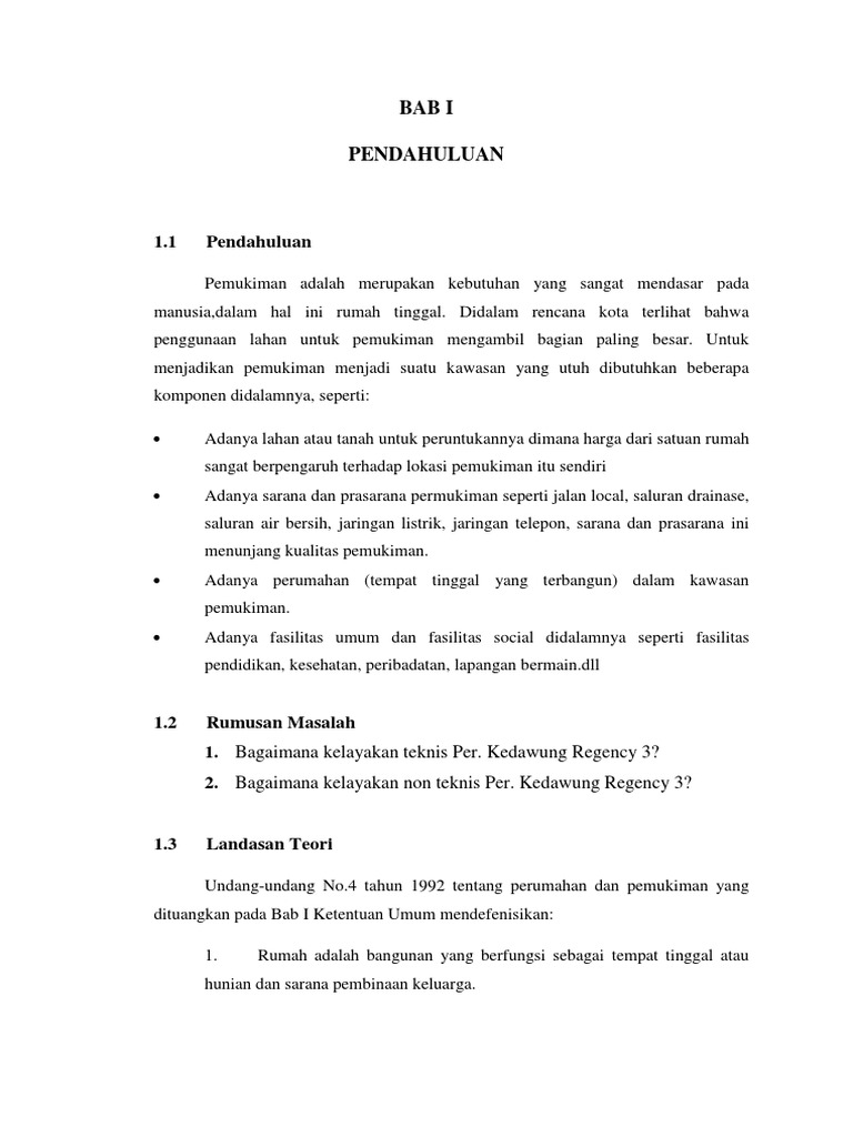 Contoh Laporan Survey Bangunan
