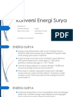 Konversi Energi Surya