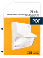 ITT American Electric Sidelite Series 181 & 182 Spec Sheet 4-81