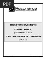 Download Resonance booklet of Coordination Compounds by Alok pandey  SN357315865 doc pdf