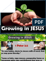 Growing in JESUS