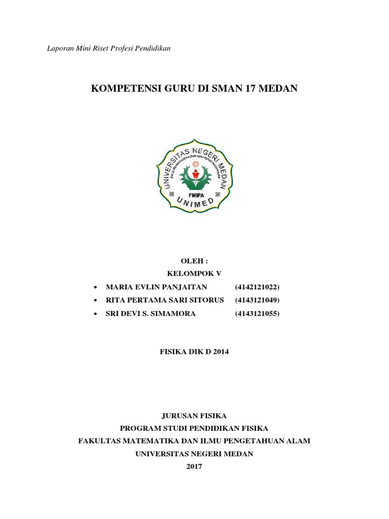 Laporan Mini Riset Profesi Pendidikan