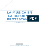 La Música en La Reforma Protestante