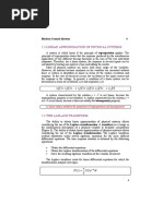 2.3 Linear Approximation of Physical Systems