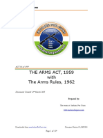 Arms Act 1959 Arms Rules 1962 28-09-2015