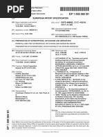 Preparation of Oxycodone, Oxymorphone & DerrivativesEP1000065A1