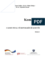 Komentari - Kodi Penal I Kosoves