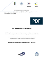 MODEL Plan de Afaceri - Organizare Evenimente