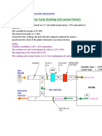 Cooling Coil Contact Factor Example