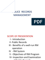 Police Records Management