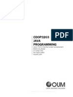 CDOP3203 Java Programming