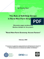 Role of Self Help Groups