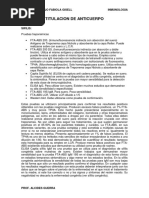 Titulacion de Anticuerpo