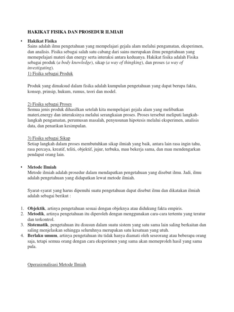 Hakikat Fisika Pdf