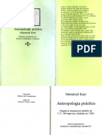 Antropologia Practica - Immanuel Kant