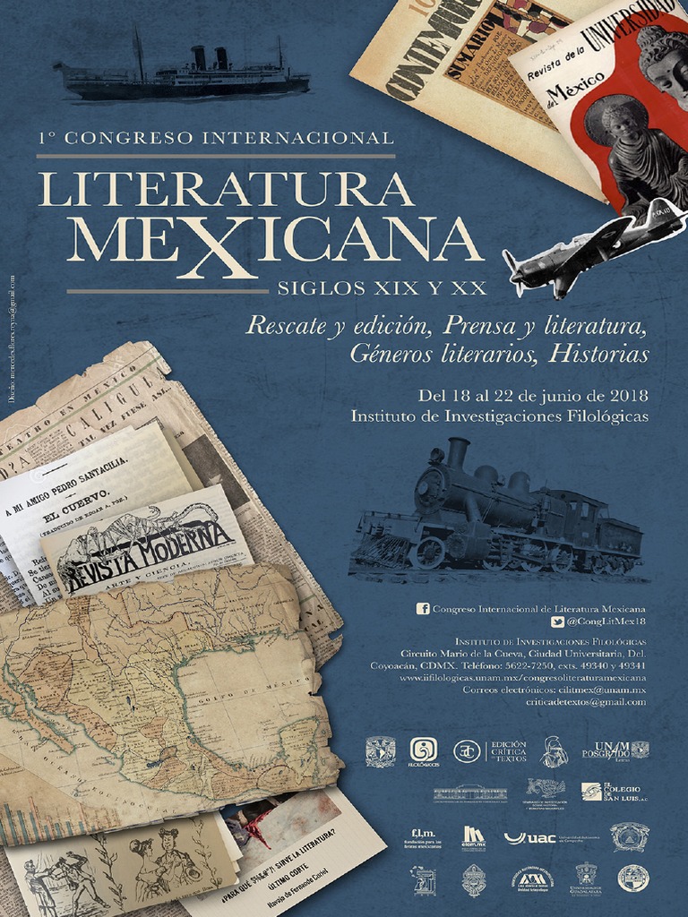 I Congreso Internacional de Literatura Mexicana. Siglos XIX y XX | PDF ...