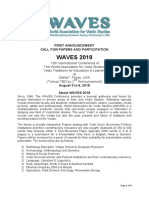 Waves 2018 Call 4 Papers
