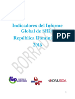 Reporte Global de SIDA RD 2016. Borrador