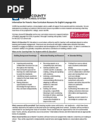 parent information page for el  1 