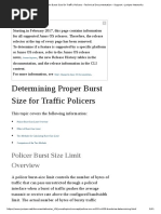 Determining Proper Burst Size For Traffic Policers - Technical Documentation - Support - Juniper Networks