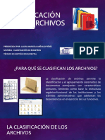 Clasificación de Los Archivos