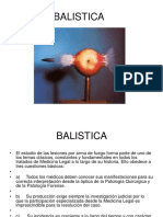 Balística forense: lesiones por armas de fuego