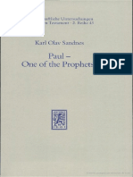 Sandnes K.O. - Paul - One of The Prophets - A Contribution To The Apostle's