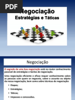 Negociação-estratégias e Táticas