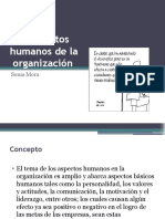 Los aspectos humanos de la organización