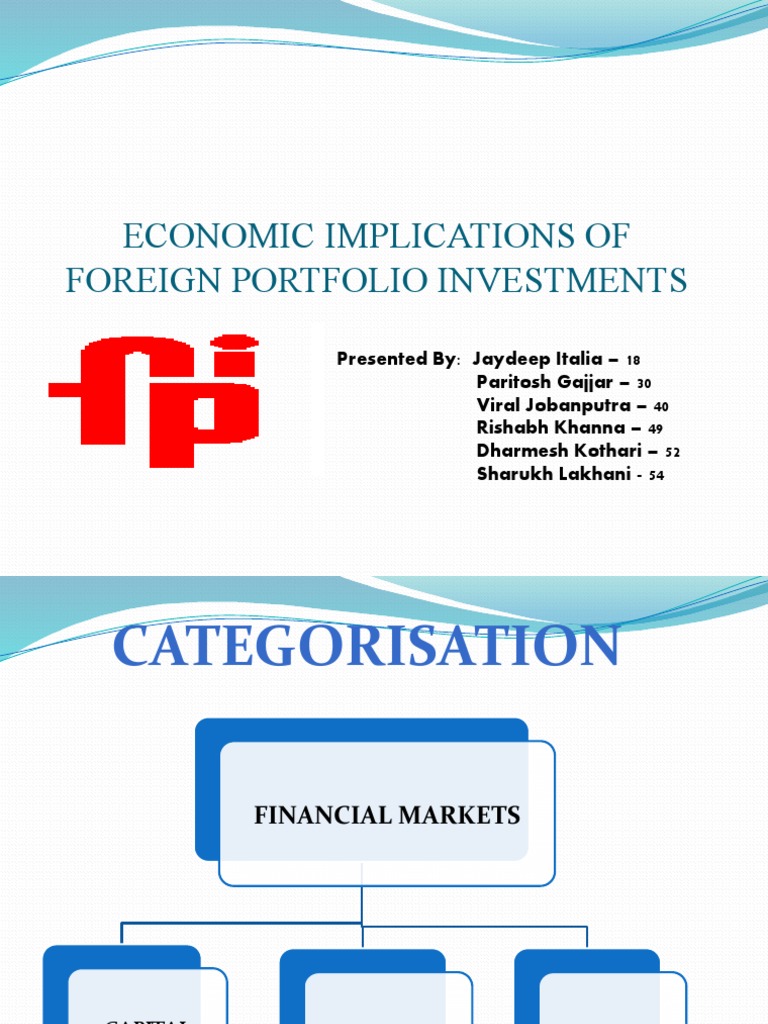 Foreign portfolio investment Investir Business