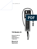 Manual de Operación Sistema Portable de Medición de Oxígeno y Temperatura YSI Modelo 55.pdf