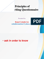 Questionnaire 2