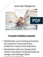 (10). Pencatatan Dan Pelaporan