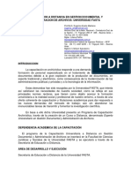 Capacitacion A Distancia en Gestion Documental y Administracion de Archivos - Universidad Fasta