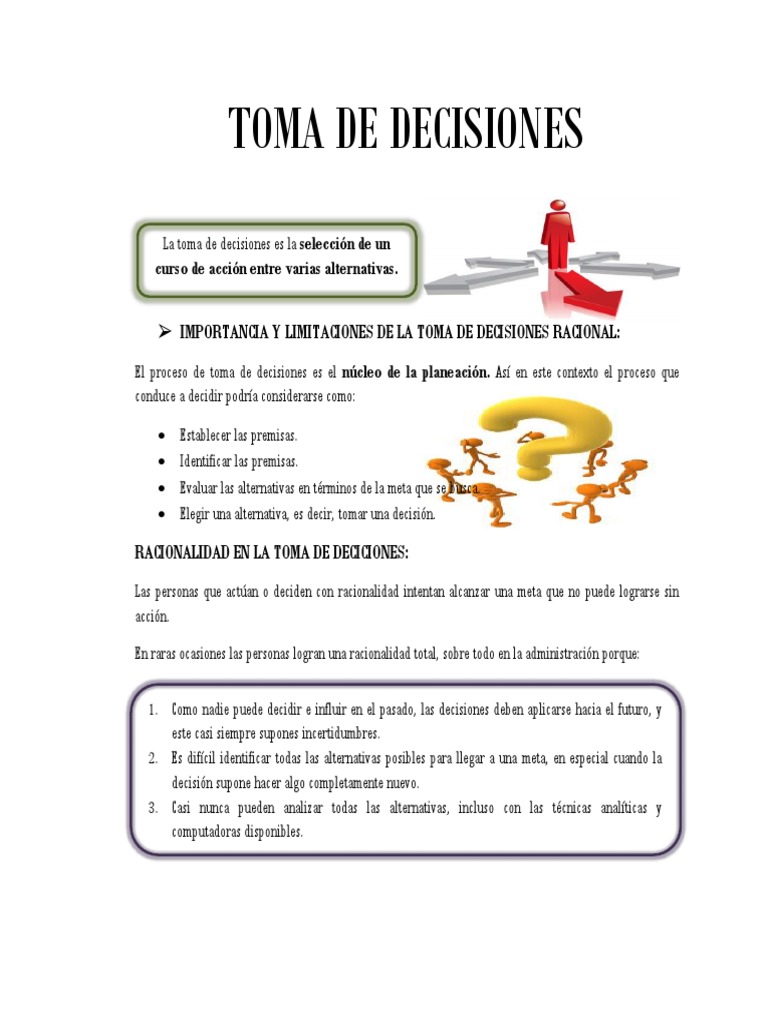 Estrategias Efectivas en Toma de Decisiones | PDF | Toma de decisiones ...