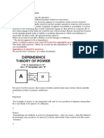 Dependency Theory of Power: Actor A Will Have Power Over Actor B If Actor B Is Dependent On Actor A