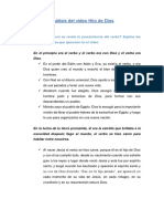 Análisis Hijo Dios revela preexistencia verbo