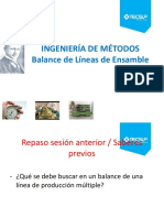 Balance de Líneas de Ensamble