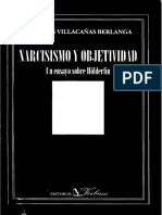 Villacañas Berlanga Jose Luis - Narcisismo Y Objetividad - Un Ensayo Sobre Holderlin