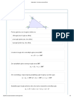 Matematika - Formule Za Osnovnu Školu - Trougao