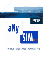 ANySIM Software Demodag