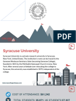 Study Abroad at Syracuse University, Admission Requirements, Courses, Fees