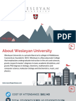 Study Abroad at Wesleyan University, Admission Requirements, Courses, Fees