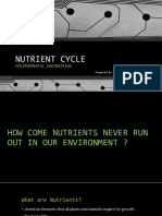 Nutrient Cycle and Sulfur Cycle