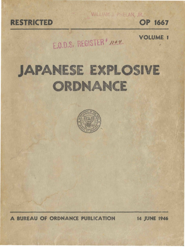 Op 1667 Vol. 1 | PDF | Shell (Projectile) | Ammunition