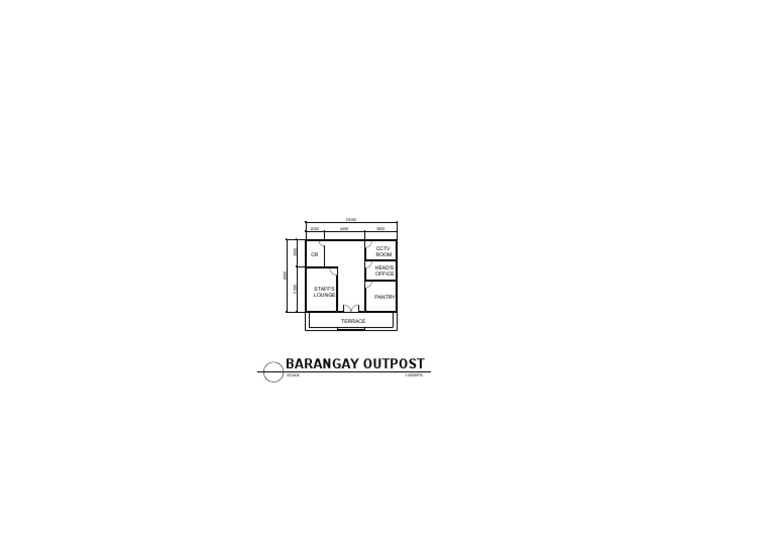 Barangay Outpost Design Layout | PDF