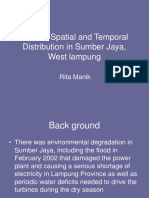 Rainfall Spatial and Temporal Distribution in Sumber Jaya