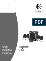 Speaker Logitech Z-640 Manual