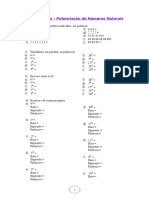 3 - Exercícios - Potenciação de Números Naturais.doc